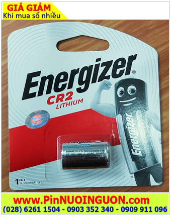 Pin Energizer CR2, CR15H27; PIn CR2; Pin 3v Lithium Energizer CR2, CR15H27 _Vỉ 1viên